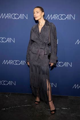 Katarzyna Zawadzka as a guest on the red carpet at the Marc Cain Fashion Show Echo of now at Funkhaus Berlin on 30 01 2028 Berlin Germany