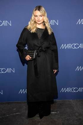 Nele Ludowig Roeffen as a guest on the red carpet at the Marc Cain Fashion Show Echo of now at Funkhaus Berlin on 30 01 2028 Berlin Germany