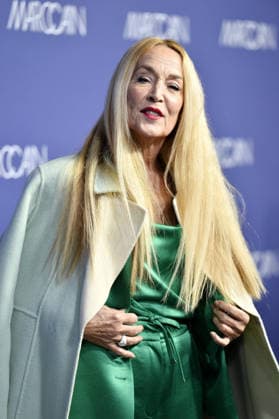 Jerry Hall at the Marc Cain fashion show Echo Of Now at Funkhaus Berlin in Berlin on 30 01 2026