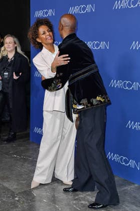 Dennenesch Zoude and Bruce Darnell at the Marc Cain fashion show Echo Of Now at Funkhaus Berlin in Berlin on 30 01 2026
