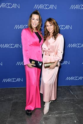 Denise Schindler and Monika Sozanska at the Marc Cain fashion show Echo Of Now at Funkhaus Berlin in Berlin on 30 01 2026