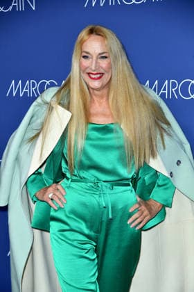 Jerry Hall at the Marc Cain fashion show Echo Of Now at Funkhaus Berlin in Berlin on 30 01 2026