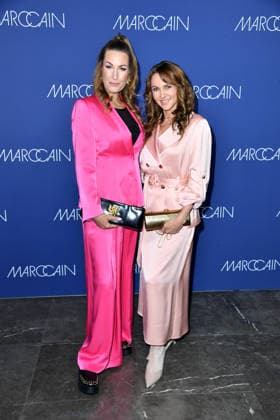 Denise Schindler and Monika Sozanska at the Marc Cain fashion show Echo Of Now at Funkhaus Berlin in Berlin on 30 01 2026