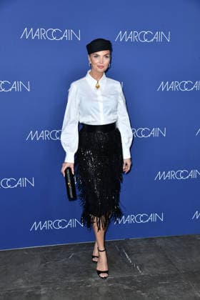 Kim Feenstra at the Marc Cain fashion show Echo Of Now at Funkhaus Berlin in Berlin on 30 01 2026