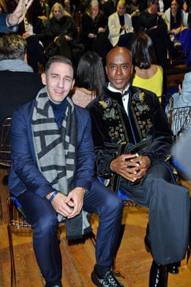 Marcel Remus and Bruce Darnell at the Marc Cain fashion show Echo Of Now at Funkhaus Berlin in Berlin on 30 01 2026