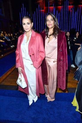 Anja Kling and Bettina Zimmermann at the Marc Cain fashion show Echo Of Now at Funkhaus Berlin in Berlin on 30 01 2026