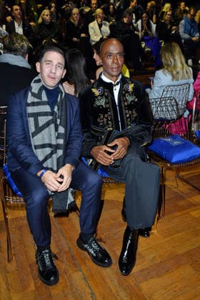 Marcel Remus and Bruce Darnell at the Marc Cain fashion show Echo Of Now at Funkhaus Berlin in Berlin on 30 01 2026