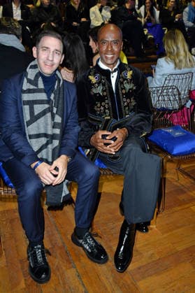 Marcel Remus and Bruce Darnell at the Marc Cain fashion show Echo Of Now at Funkhaus Berlin in Berlin on 30 01 2026