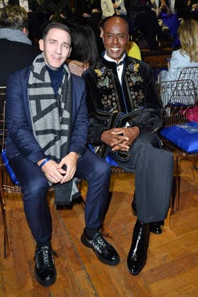 Marcel Remus and Bruce Darnell at the Marc Cain fashion show Echo Of Now at Funkhaus Berlin in Berlin on 30 01 2026