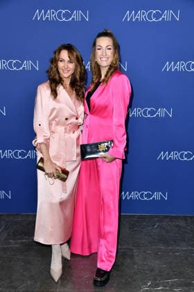 Denise Schindler and Monika Sozanska at the Marc Cain fashion show Echo Of Now at Funkhaus Berlin in Berlin on 30 01 2026