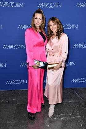 Denise Schindler and Monika Sozanska at the Marc Cain fashion show Echo Of Now at Funkhaus Berlin in Berlin on 30 01 2026