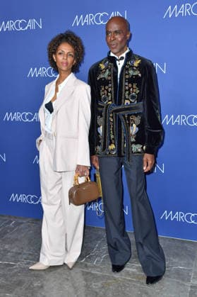 Dennenesch Zoude and Bruce Darnell at the Marc Cain fashion show Echo Of Now at Funkhaus Berlin in Berlin on 30 01 2026
