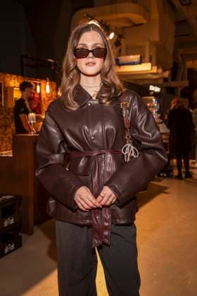 Lucy Hellenbrecht as a guest of Danny Reinke at Berlin Fashion Week Autumn Winter 2026 at NLND Berlin on 30 01 2026 Berlin Germany