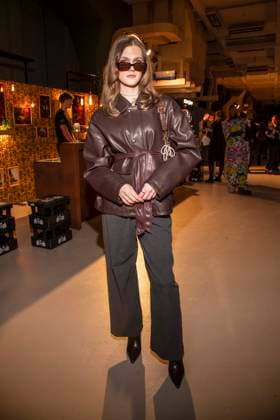 Lucy Hellenbrecht as a guest of Danny Reinke at Berlin Fashion Week Autumn Winter 2026 at NLND Berlin on 30 01 2026 Berlin Germany