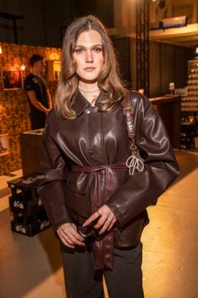 Lucy Hellenbrecht as a guest of Danny Reinke at Berlin Fashion Week Autumn Winter 2026 at NLND Berlin on 30 01 2026 Berlin Germany