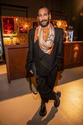 Massimo Sinato as a guest of Danny Reinke at the Berlin Fashion Week Autumn Winter 2026 at NLND Berlin on 30 01 2026 Berlin Germany