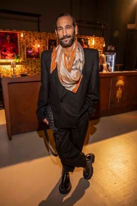Massimo Sinato as a guest of Danny Reinke at the Berlin Fashion Week Autumn Winter 2026 at NLND Berlin on 30 01 2026 Berlin Germany