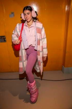 Anastasia Barner as a guest of Danny Reinke at the Berlin Fashion Week Autumn Winter 2026 at NLND Berlin on 30 01 2026 Berlin Germany