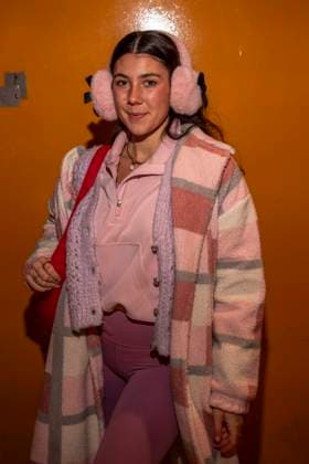 Anastasia Barner as a guest of Danny Reinke at the Berlin Fashion Week Autumn Winter 2026 at NLND Berlin on 30 01 2026 Berlin Germany