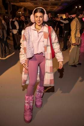 Anastasia Barner as a guest of Danny Reinke at the Berlin Fashion Week Autumn Winter 2026 at NLND Berlin on 30 01 2026 Berlin Germany