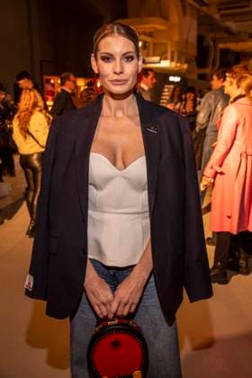 Rebecca Kunikowski as a guest of Danny Reinke at the Berlin Fashion Week Autumn Winter 2026 at NLND Berlin on 30 01 2026 Berlin Germany