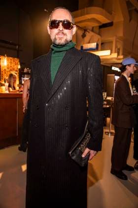 Marcel Ostertag as a guest of Danny Reinke at the Berlin Fashion Week Autumn Winter 2026 at NLND Berlin on 30 01 2026 Berlin Germany
