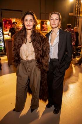 Anne Werner and Jana Klinge as guests of Danny Reinke at Berlin Fashion Week Autumn Winter 2026 at NLND Berlin on 30 01 2026 Berlin Germany