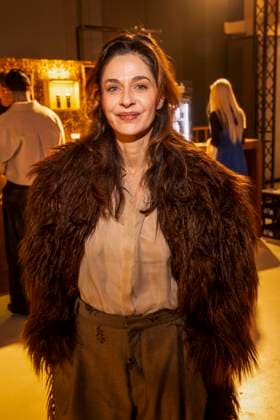 Anne Werner as a guest of Danny Reinke at the Berlin Fashion Week Autumn Winter 2026 at NLND Berlin on 30 01 2026 Berlin Germany