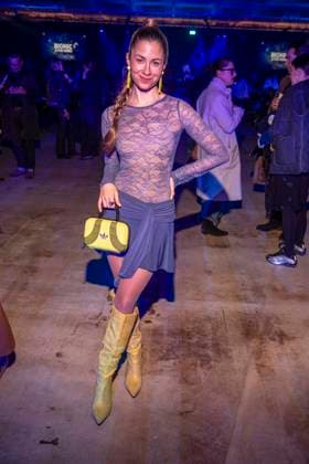 Zora Alber as a guest of Danny Reinke at the Berlin Fashion Week Autumn Winter 2026 at NLND Berlin on 30 01 2026 Berlin Germany