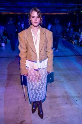 Yara Hoffmann as a guest of Danny Reinke at the Berlin Fashion Week Autumn Winter 2026 at NLND Berlin on 30 01 2026 Berlin Germany