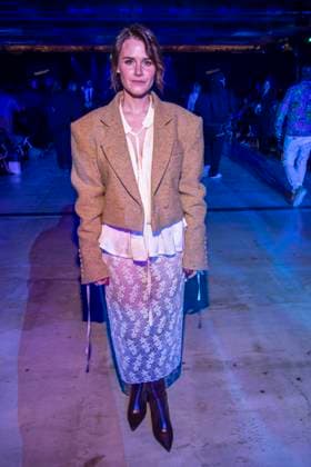 Yara Hoffmann as a guest of Danny Reinke at the Berlin Fashion Week Autumn Winter 2026 at NLND Berlin on 30 01 2026 Berlin Germany