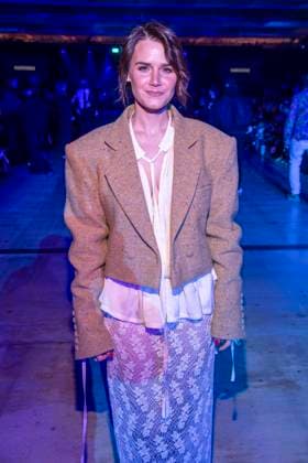 Yara Hoffmann as a guest of Danny Reinke at the Berlin Fashion Week Autumn Winter 2026 at NLND Berlin on 30 01 2026 Berlin Germany