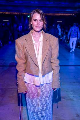 Yara Hoffmann as a guest of Danny Reinke at the Berlin Fashion Week Autumn Winter 2026 at NLND Berlin on 30 01 2026 Berlin Germany