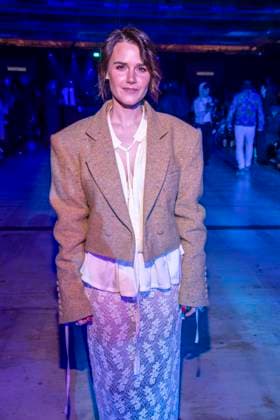 Yara Hoffmann as a guest of Danny Reinke at the Berlin Fashion Week Autumn Winter 2026 at NLND Berlin on 30 01 2026 Berlin Germany