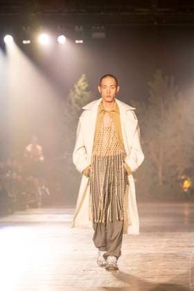 Model on the catwalk catwalk with Danny Reinke at Berlin Fashion Week Autumn Winter 2026 at NLND Berlin on 30 01 2026 Berlin Germany