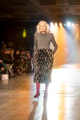 Model on the catwalk catwalk with Danny Reinke at Berlin Fashion Week Autumn Winter 2026 at NLND Berlin on 30 01 2026 Berlin Germany