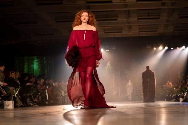 Model on the catwalk catwalk with Danny Reinke at Berlin Fashion Week Autumn Winter 2026 at NLND Berlin on 30 01 2026 Berlin Germany