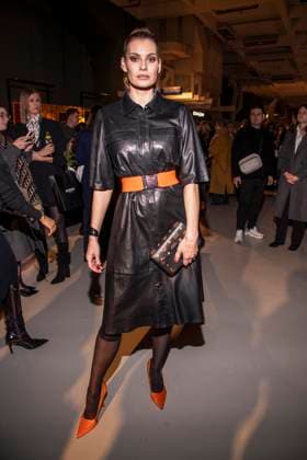 Rebecca Kunikowski as a guest of Killian Kerner at the Berlin Fashion Week Autumn Winter 2026 at NLND Berlin on 30 01 2026 Berlin Germany