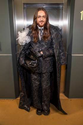 Riccardo Simonetti as a guest of Killian Kerner at the Berlin Fashion Week Autumn Winter 2026 at NLND Berlin on 30 01 2026 Berlin Germany