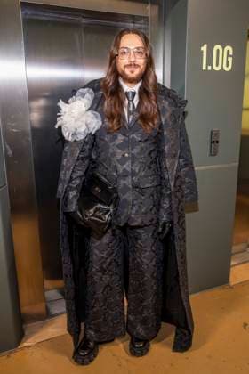 Riccardo Simonetti as a guest of Killian Kerner at the Berlin Fashion Week Autumn Winter 2026 at NLND Berlin on 30 01 2026 Berlin Germany