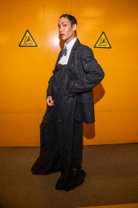 Annabelle Mandeng as a guest of Killian Kerner at the Berlin Fashion Week Autumn Winter 2026 at NLND Berlin on 30 01 2026 Berlin Germany