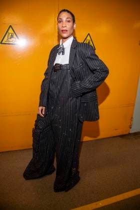 Annabelle Mandeng as a guest of Killian Kerner at the Berlin Fashion Week Autumn Winter 2026 at NLND Berlin on 30 01 2026 Berlin Germany
