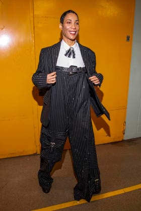 Annabelle Mandeng as a guest of Killian Kerner at the Berlin Fashion Week Autumn Winter 2026 at NLND Berlin on 30 01 2026 Berlin Germany