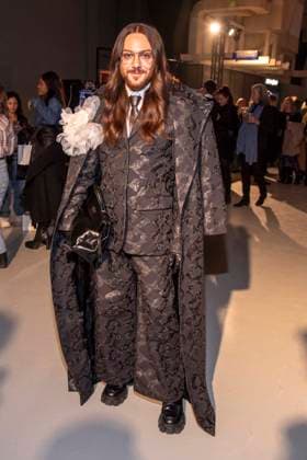 Riccardo Simonetti as a guest of Killian Kerner at the Berlin Fashion Week Autumn Winter 2026 at NLND Berlin on 30 01 2026 Berlin Germany