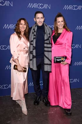 Monika Sozanska, Marcel Remus and Denise Schindler at the Marc Cain Fashion Show ECHO of now at Berlin Fashion Week A W 2026 at Funkhaus Berlin Berlin, 30 01 2026 Foto:xN.xKubelkax xFuturexImagex cain_6101