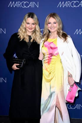 Nele Ludowig with mother Frauke Ludowig at the Marc Cain Fashion Show ECHO of now at Berlin Fashion Week A W 2026 at Funkhaus Berlin Berlin, 30 01 2026 Foto:xN.xKubelkax xFuturexImagex cain_6113