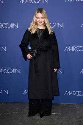 Nele Ludowig at the Marc Cain Fashion Show ECHO of now at Berlin Fashion Week A W 2026 at Funkhaus Berlin Berlin, 30 01 2026 Foto:xN.xKubelkax xFuturexImagex cain_6114