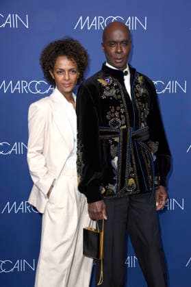 Dennenesch Zoude and Bruce Darnell at the Marc Cain Fashion Show ECHO of now at Berlin Fashion Week A W 2026 at Funkhaus Berlin Berlin, 30 01 2026 Foto:xN.xKubelkax xFuturexImagex cain_6158