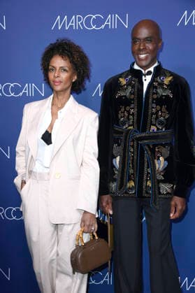 Dennenesch Zoude and Bruce Darnell at the Marc Cain Fashion Show ECHO of now at Berlin Fashion Week A W 2026 at Funkhaus Berlin Berlin, 30 01 2026 Foto:xN.xKubelkax xFuturexImagex cain_6159