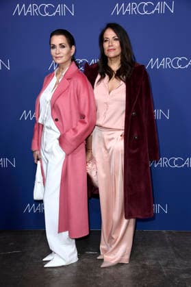 Anja Kling and Bettina Zimmermann at the Marc Cain Fashion Show ECHO of now at Berlin Fashion Week A W 2026 at Funkhaus Berlin Berlin, 30 01 2026 Foto:xN.xKubelkax xFuturexImagex cain_6183